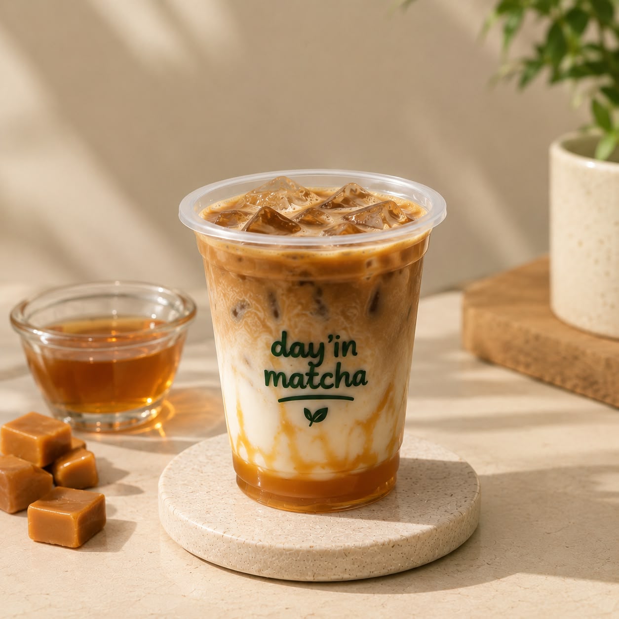 Coffe Butter Scoth Latte (Day'in Matcha)